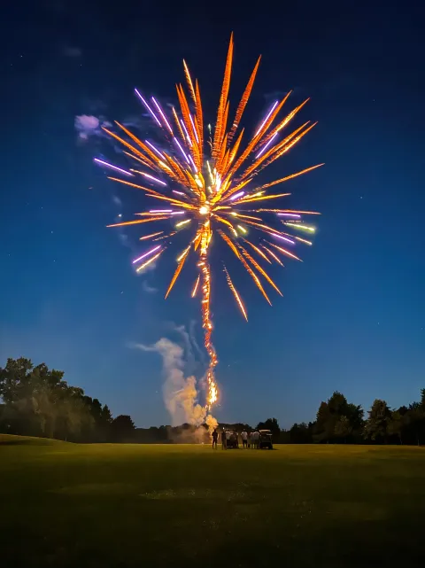 Fireworks on the 4th of July